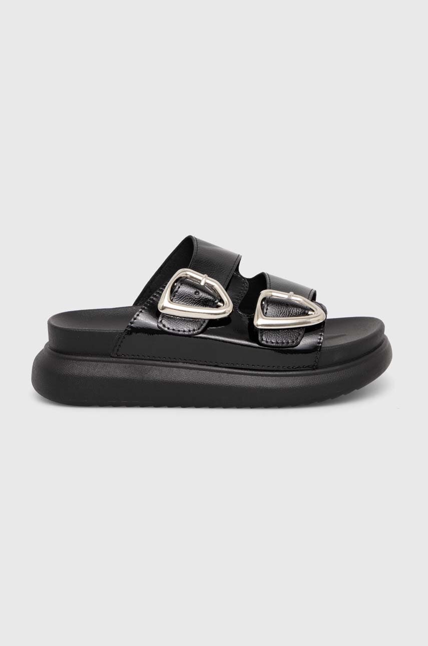Answear Lab papuci femei, culoarea negru, cu platforma