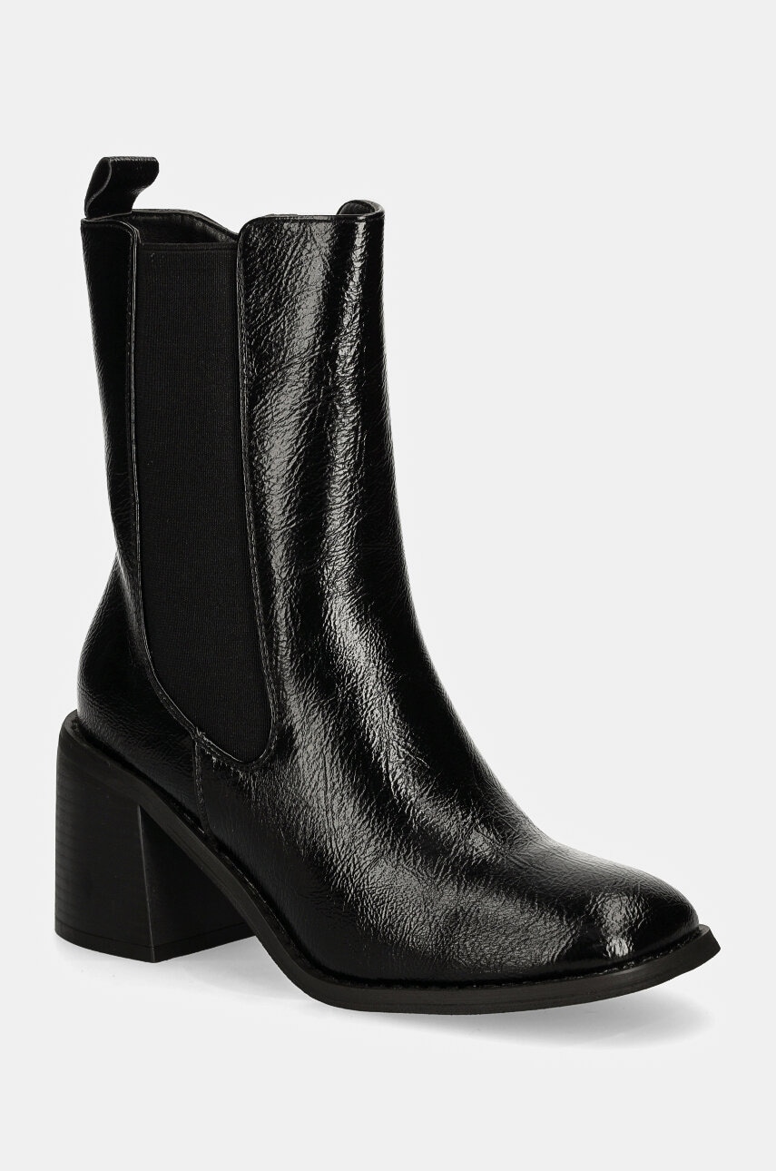 Answear Lab cizme femei, culoarea negru, cu toc drept Answear Lab cizme femei, culoarea negru, cu toc drept