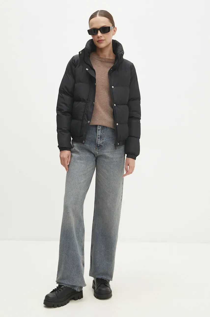 Куртка Answear Lab жіноча колір чорний зимова oversize