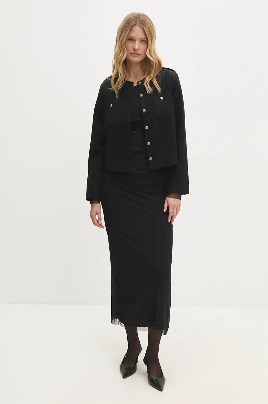 Куртка Answear.LAB женская цвет чёрный переходная Куртка Answear.LAB женская цвет чёрный переходная