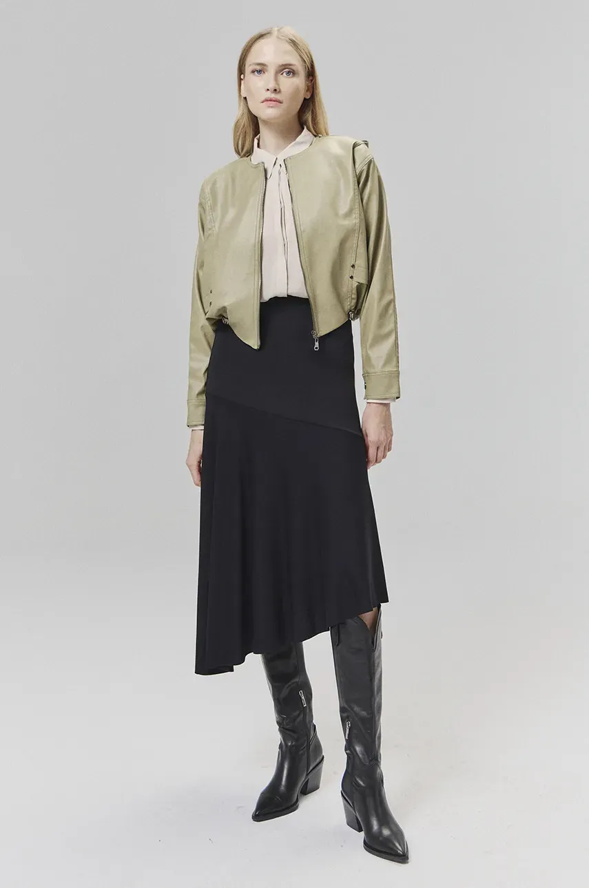 Куртка Answear.LAB женская цвет зелёный переходная Куртка Answear.LAB женская цвет зелёный переходная