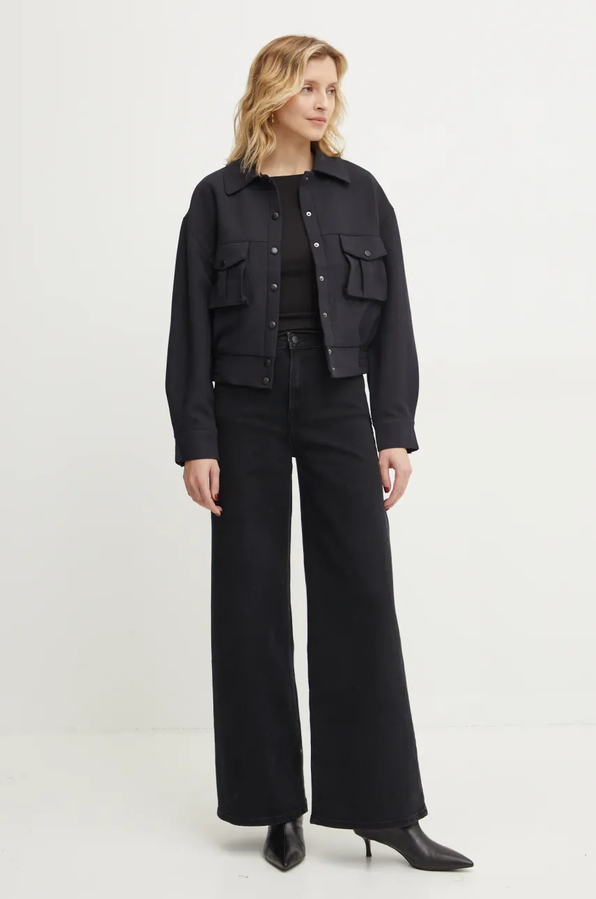 Куртка Answear.LAB женская цвет синий переходная Куртка Answear.LAB женская цвет синий переходная
