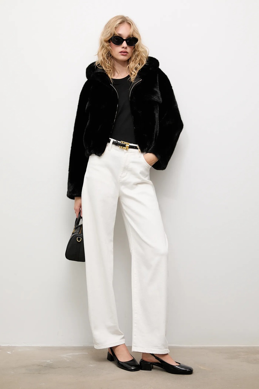 Куртка Answear.LAB женская цвет чёрный переходная oversize Куртка Answear.LAB женская цвет чёрный переходная oversize
