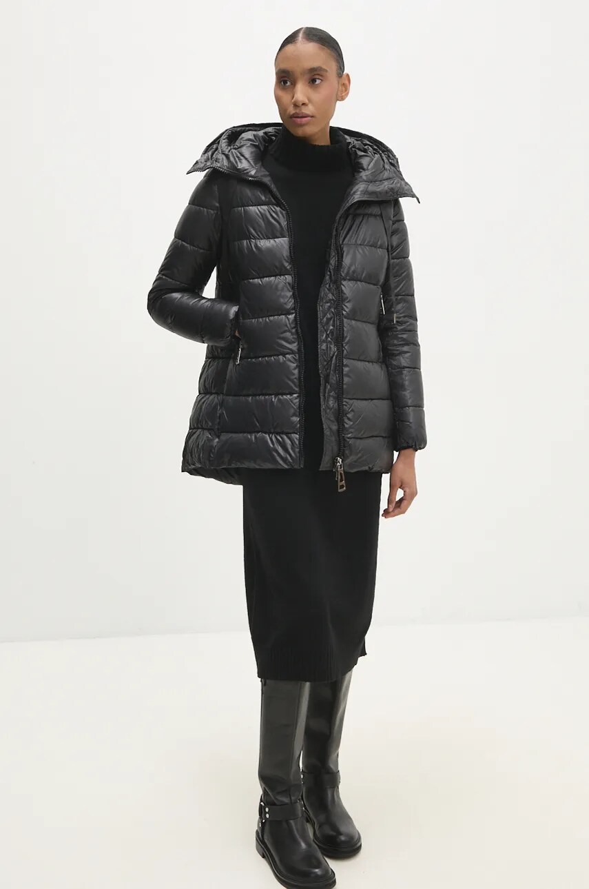 Answear Lab geaca femei, culoarea negru, de iarna