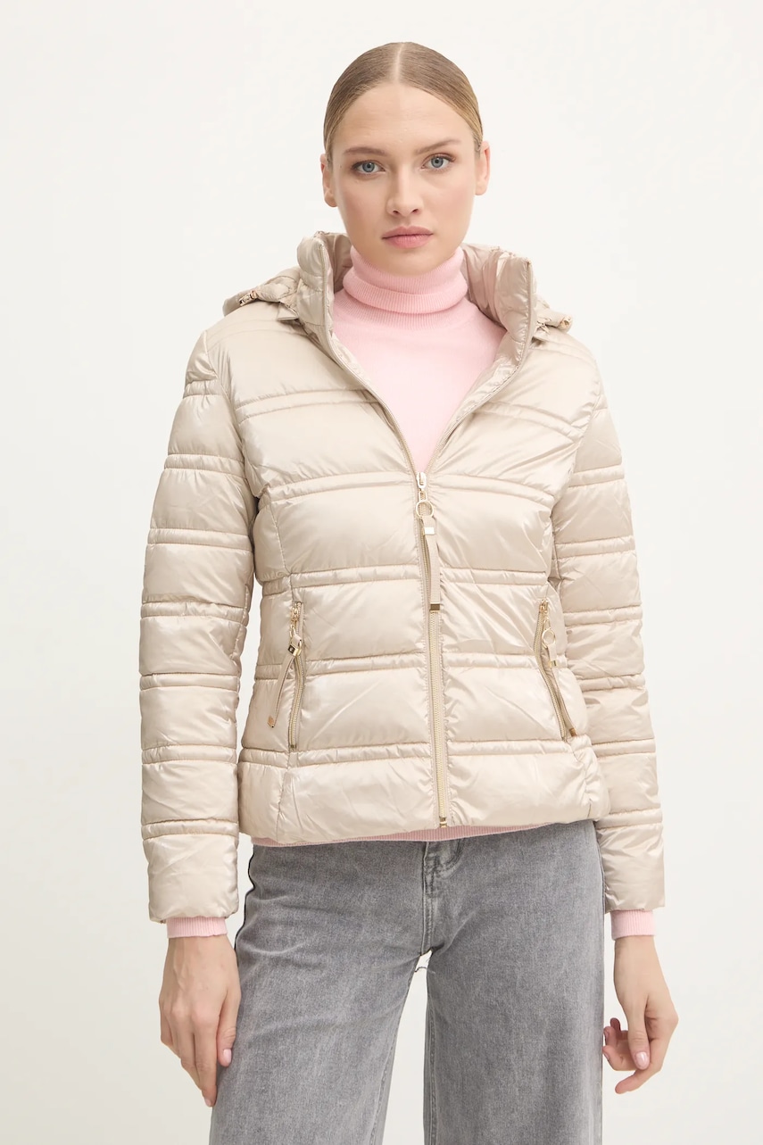 Answear Lab geaca femei, culoarea auriu, de iarna