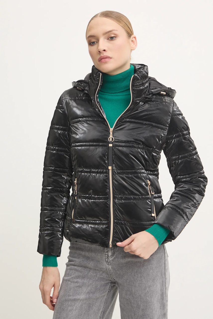 Answear Lab geaca femei, culoarea negru, de iarna