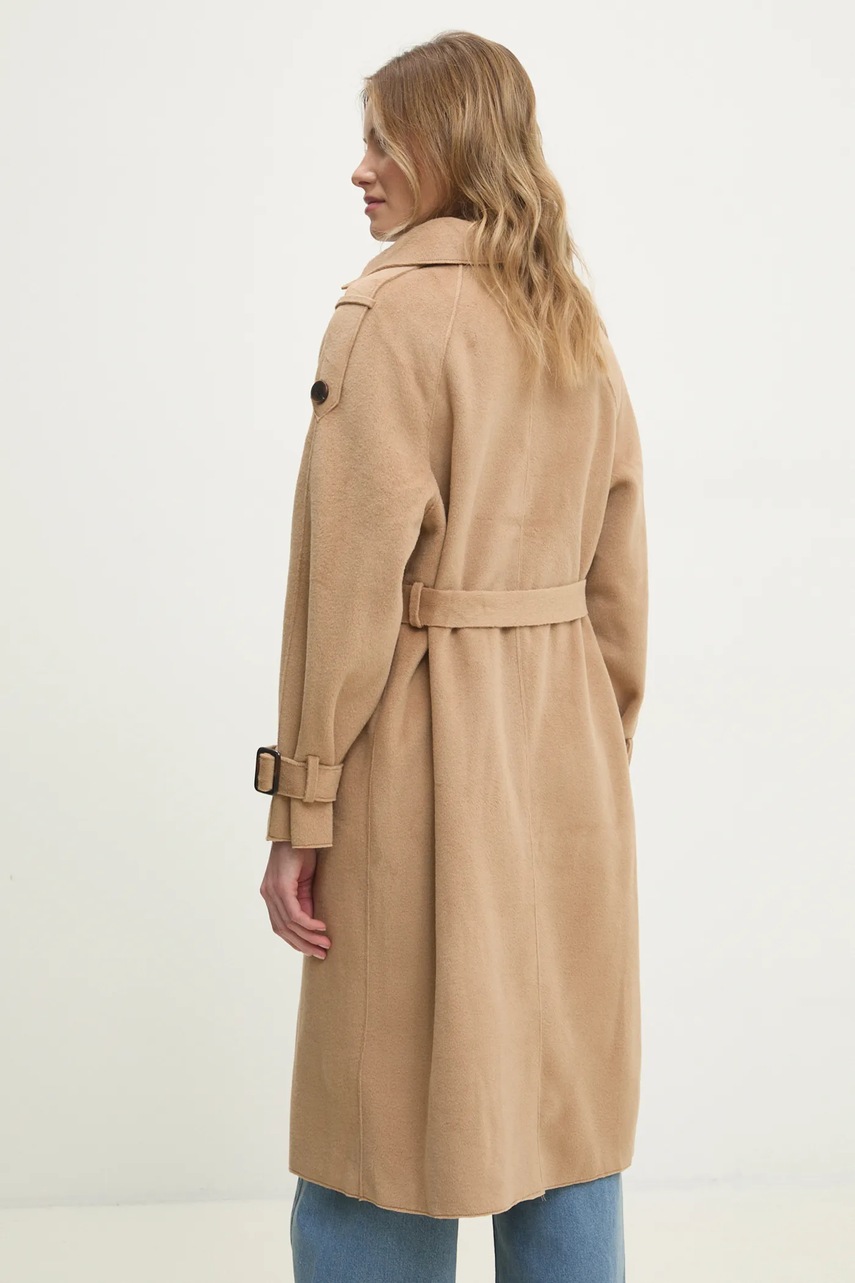 Παλτό Answear.LAB χρώμα: καφέ φωτογραφία