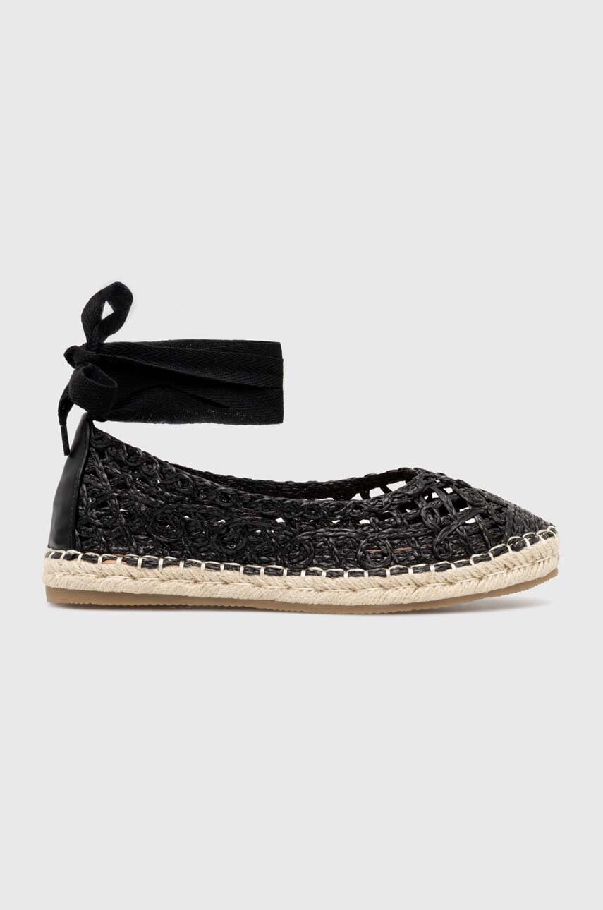 Answear Lab espadrile culoarea negru