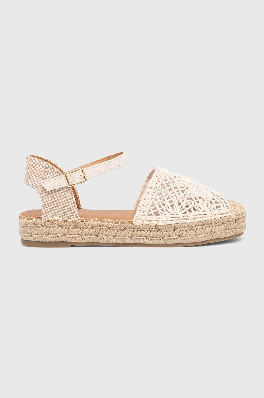 Answear Lab espadrile culoarea bej, cu platforma