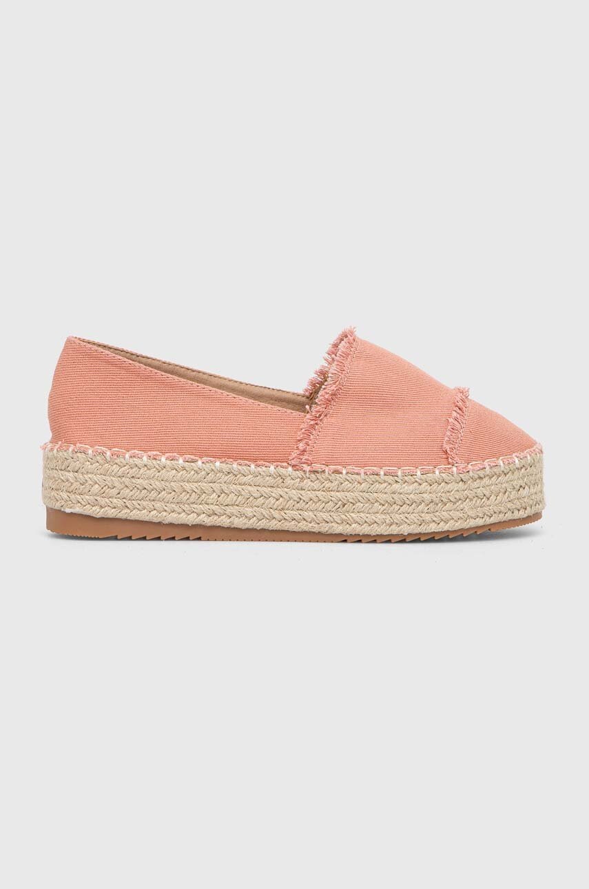 Answear Lab espadrile culoarea roz, cu platforma