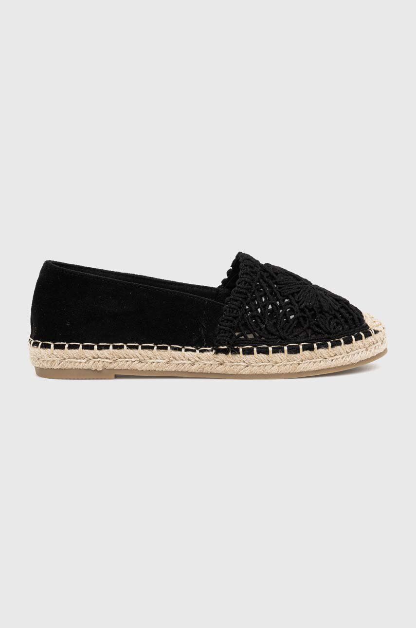 Answear Lab espadrile culoarea negru