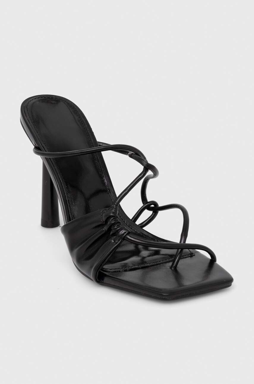 Answear Lab papuci femei, culoarea negru, cu toc cui