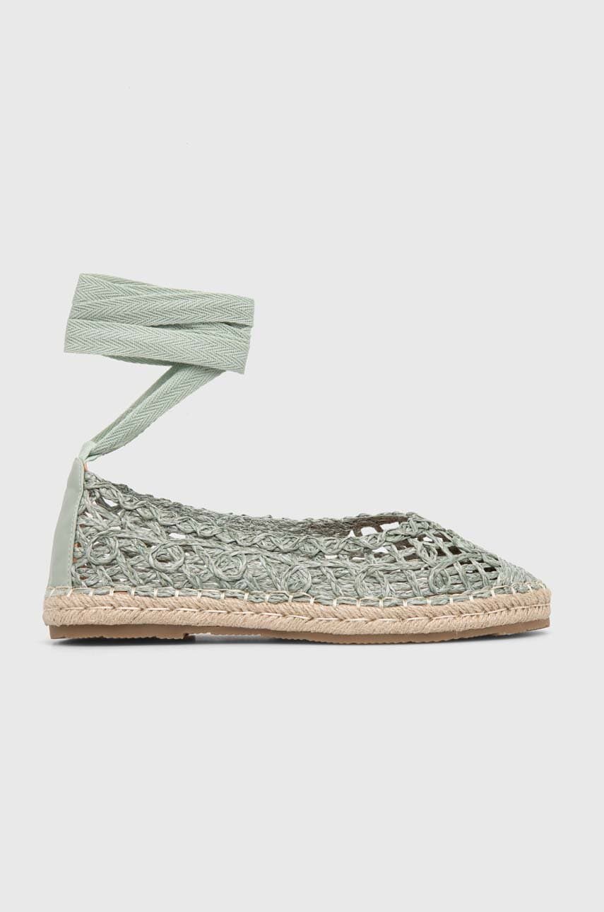Answear Lab espadrile culoarea turcoaz