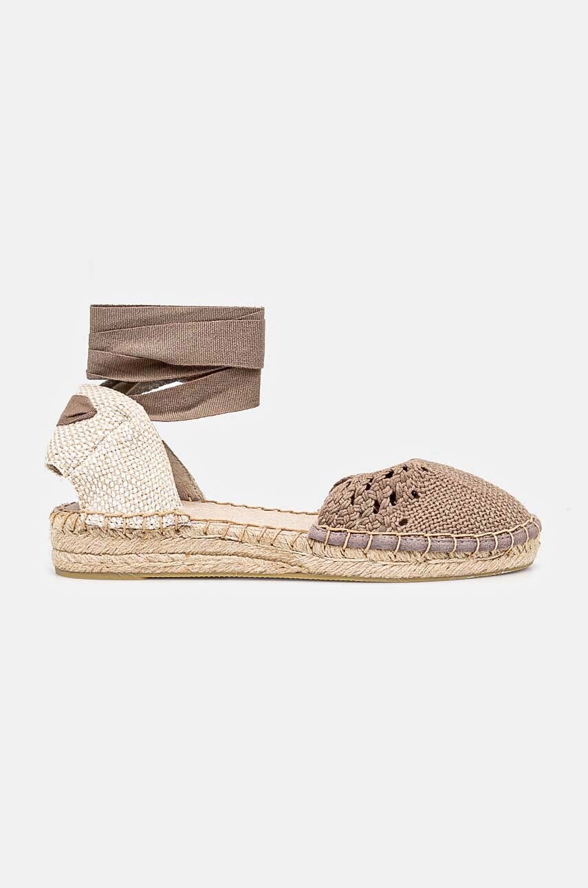 Answear Lab espadrile culoarea bej, cu platforma