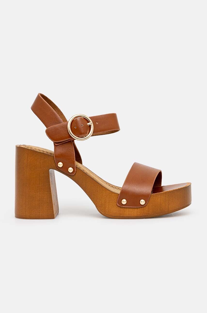 Answear Lab sandale culoarea maro