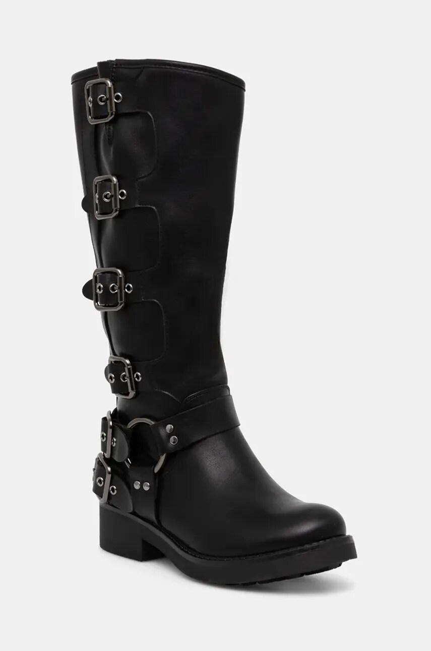 Answear Lab cizme femei, culoarea negru, cu toc drept