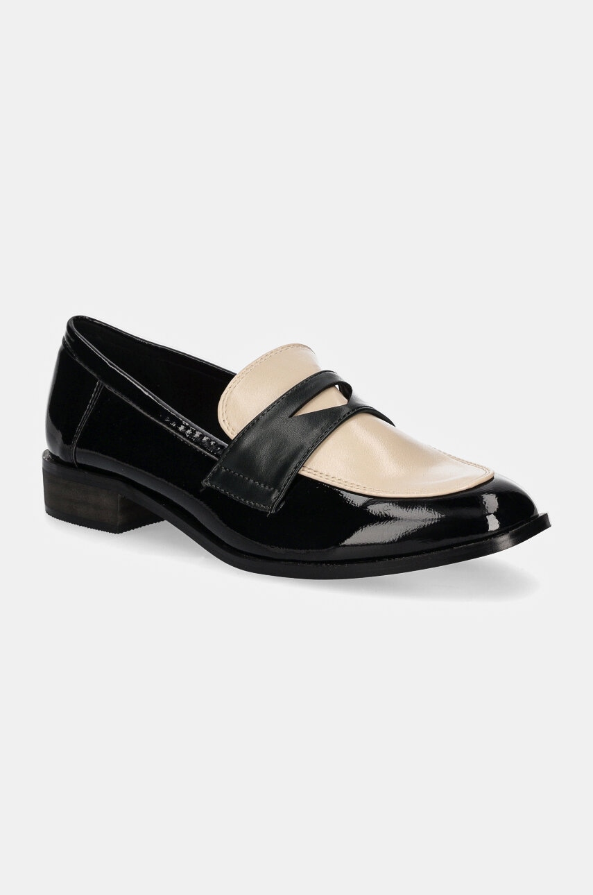Answear Lab mocasini femei, culoarea bej, cu toc plat > Mocasini Answear Lab mocasini femei, culoarea bej, cu toc plat > Mocasini