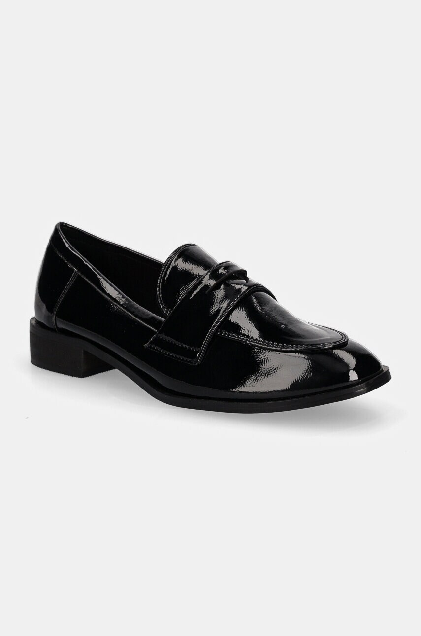 Answear Lab mocasini femei, culoarea negru, cu toc plat