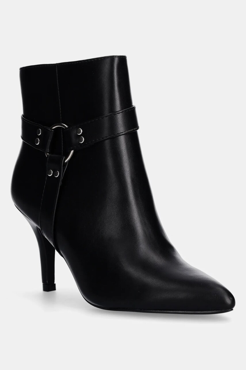 Answear Lab botine femei, culoarea negru, cu toc cui