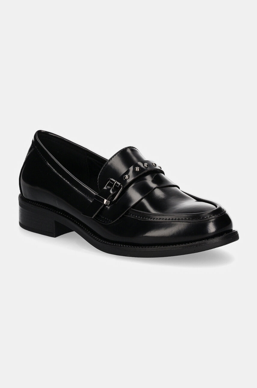 Answear Lab mocasini femei, culoarea negru, cu toc plat