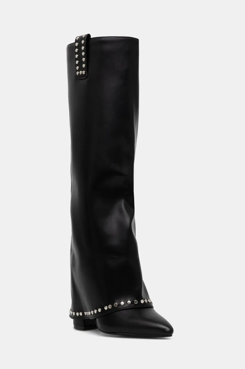 Answear Lab cizme femei, culoarea negru, cu toc drept