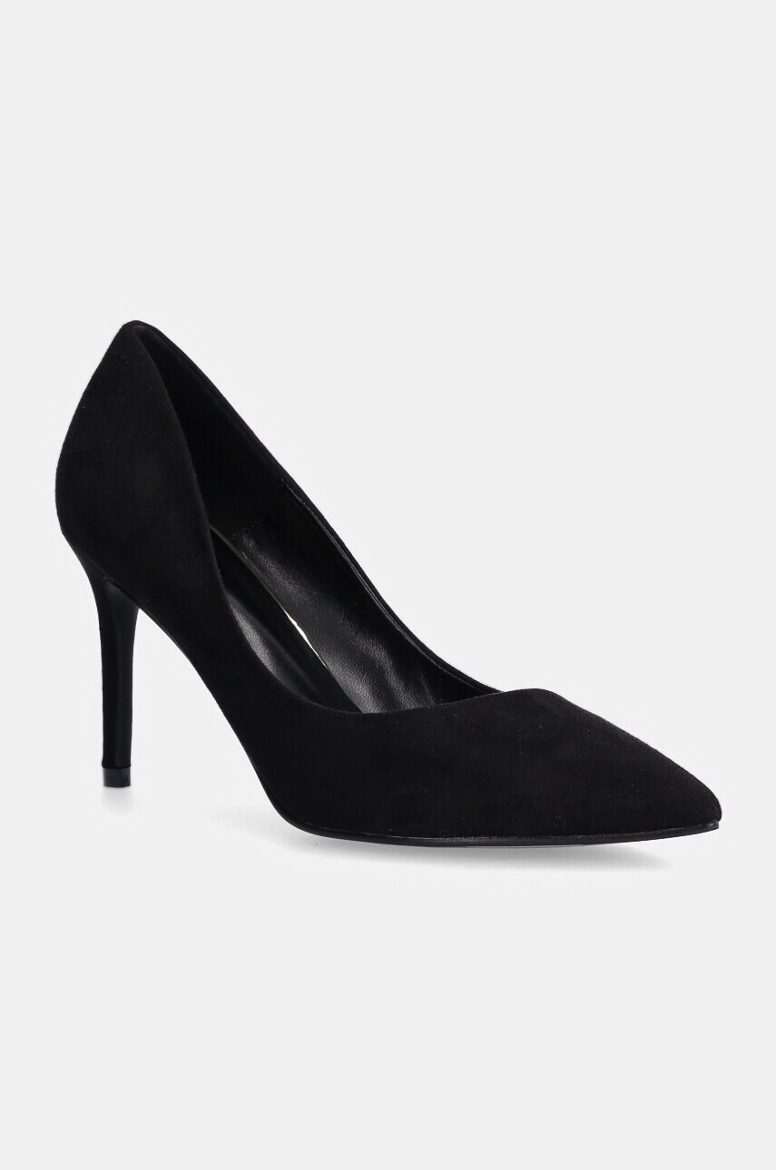 Answear Lab pantofi cu toc culoarea negru