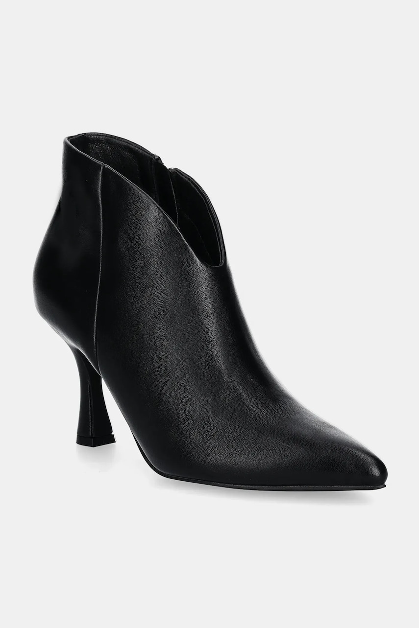 Answear Lab botine culoarea negru, cu toc cui Answear Lab botine culoarea negru, cu toc cui
