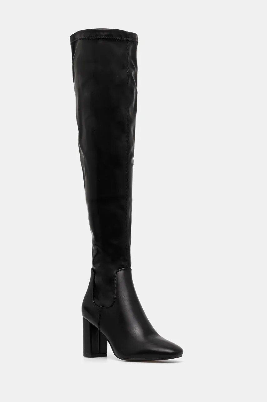 Answear Lab cizme femei, culoarea negru, cu toc drept