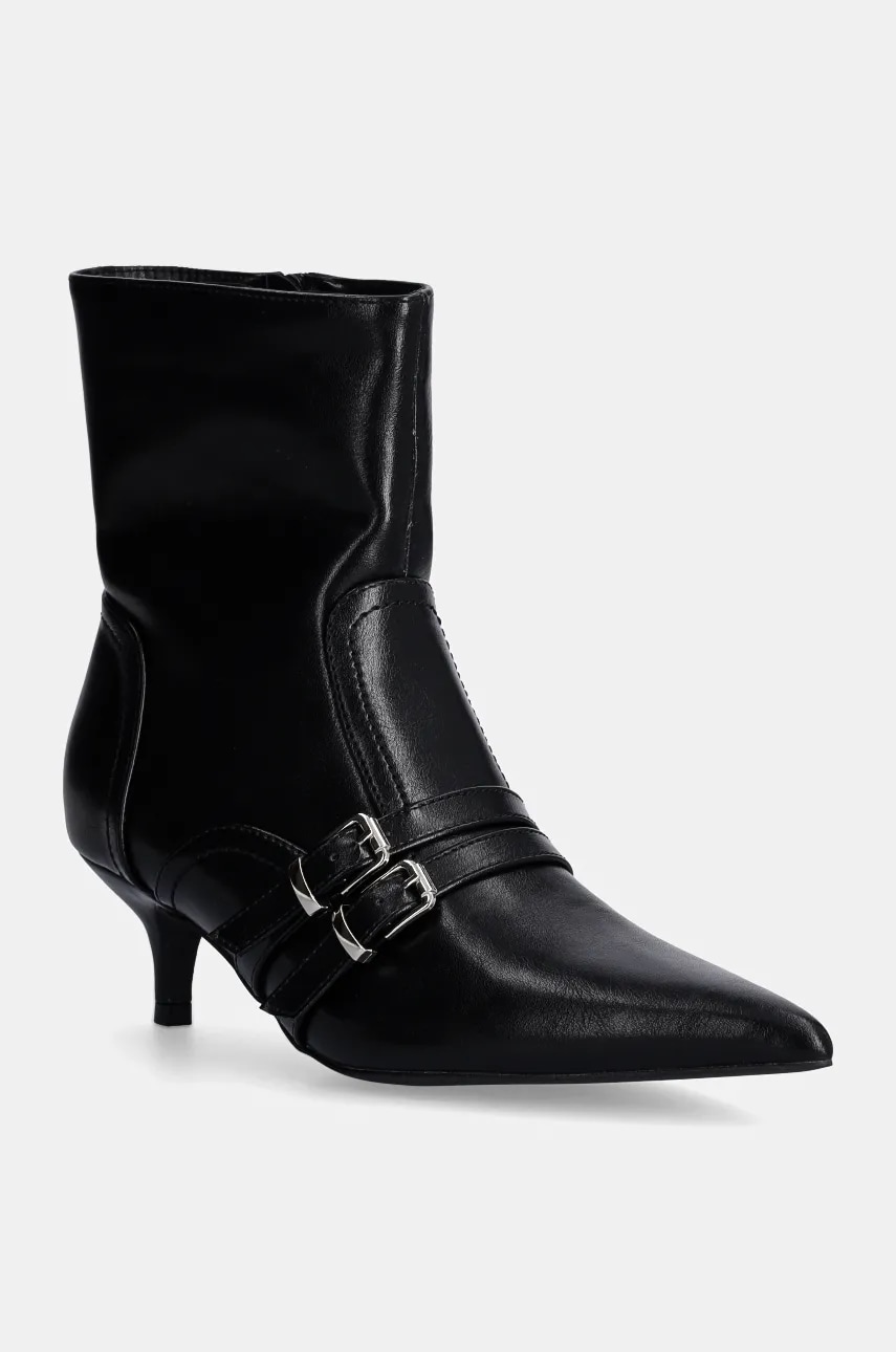 Answear Lab botine femei, culoarea negru, cu toc cui Answear Lab botine femei, culoarea negru, cu toc cui