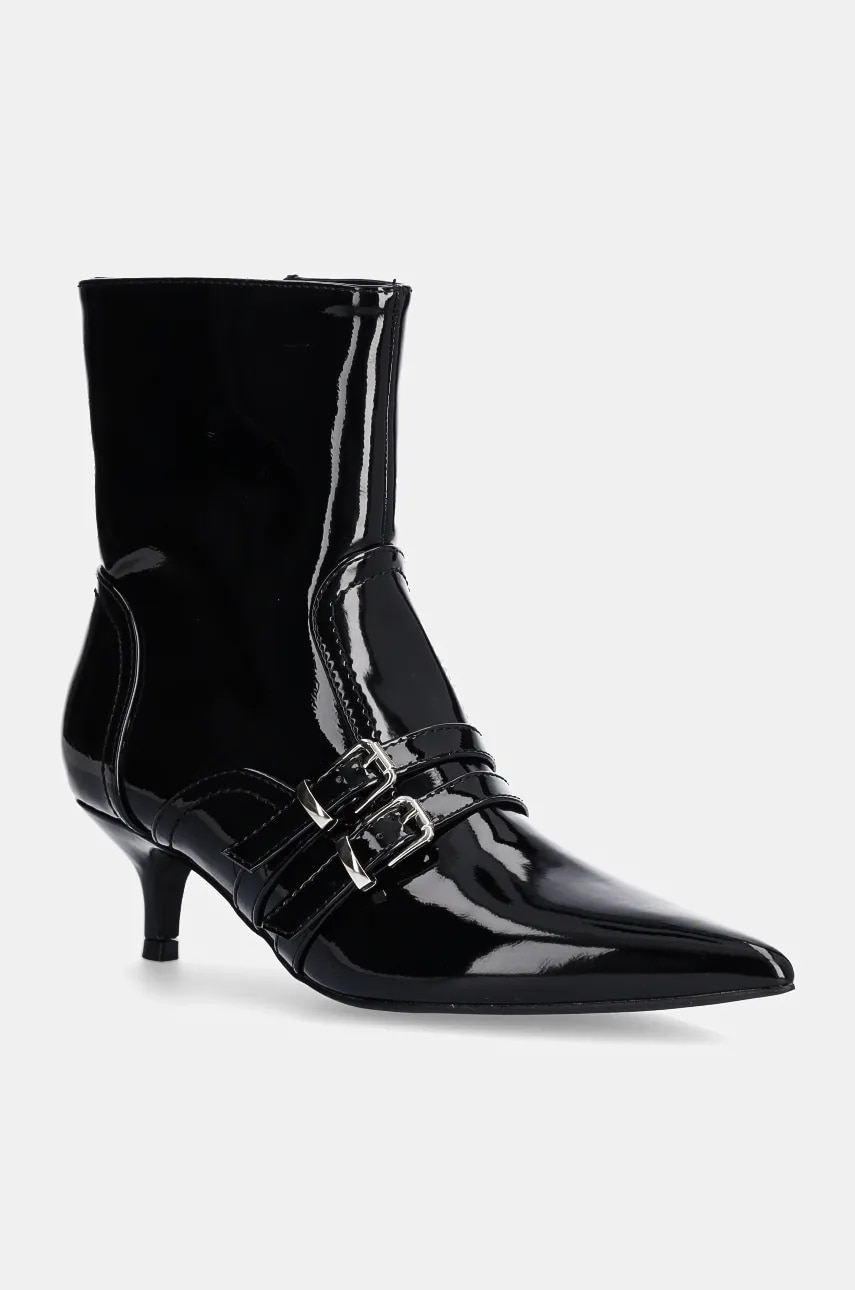 Answear Lab botine femei, culoarea negru, cu toc cui Answear Lab botine femei, culoarea negru, cu toc cui