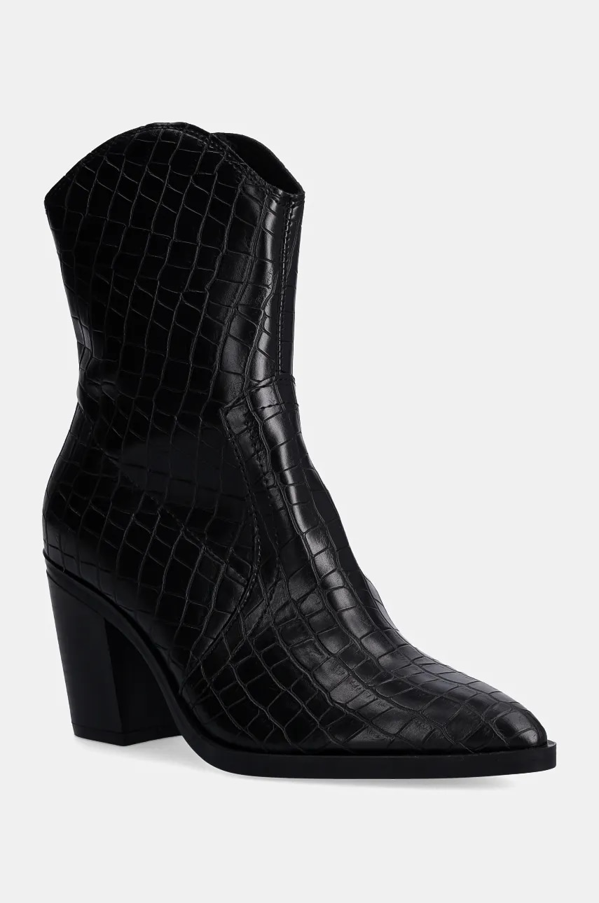 Answear Lab botine femei, culoarea negru, cu toc drept Answear Lab botine femei, culoarea negru, cu toc drept