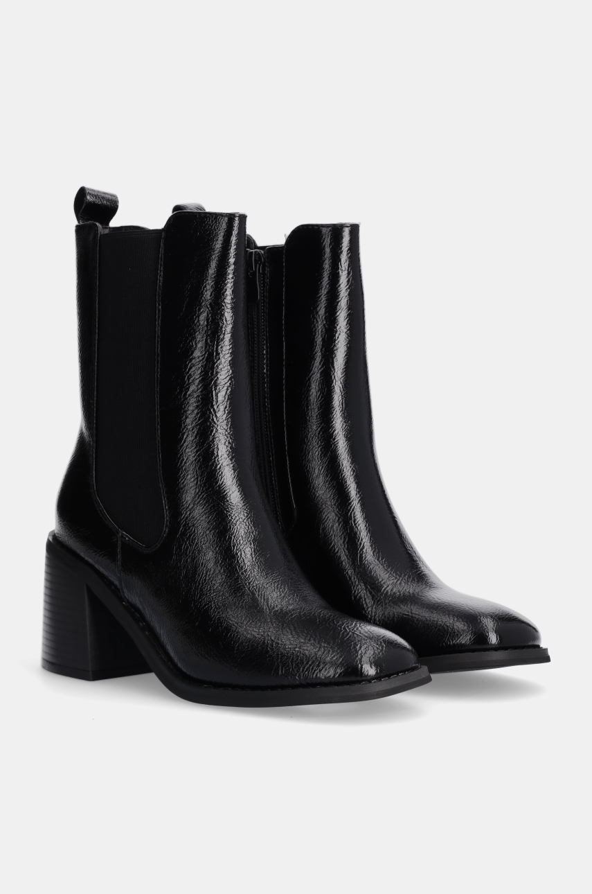 Answear Lab cizme femei, culoarea negru, cu toc drept, izolare usoara