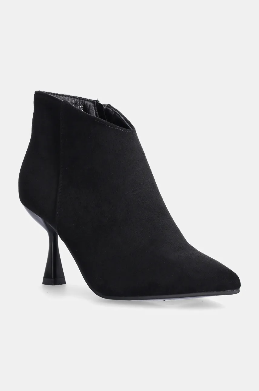 Answear Lab botine femei, culoarea negru, cu toc cui Answear Lab botine femei, culoarea negru, cu toc cui