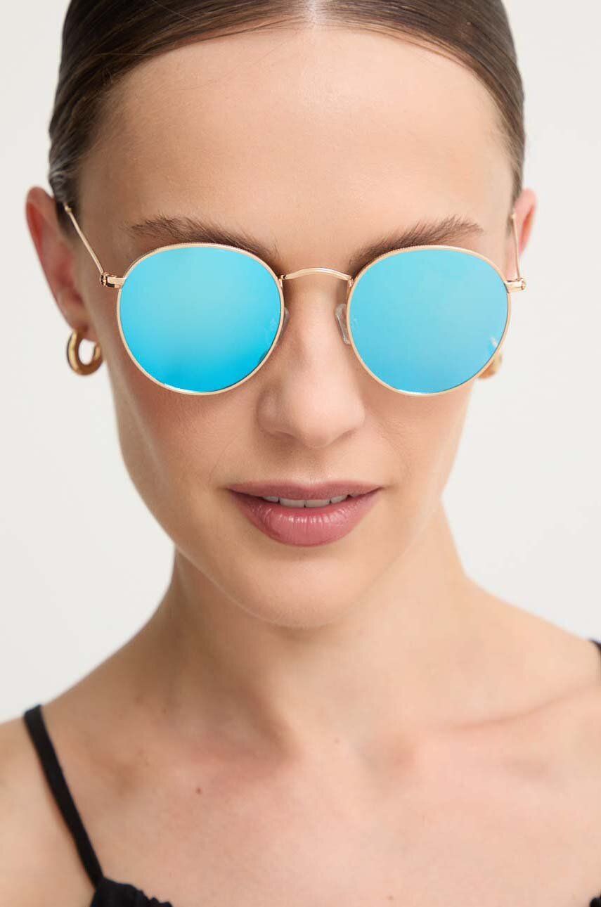 Answear Lab ochelari de soare femei, culoarea auriu