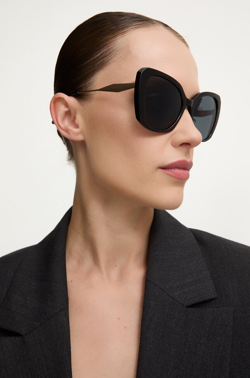 Answear Lab ochelari de soare femei, culoarea negru