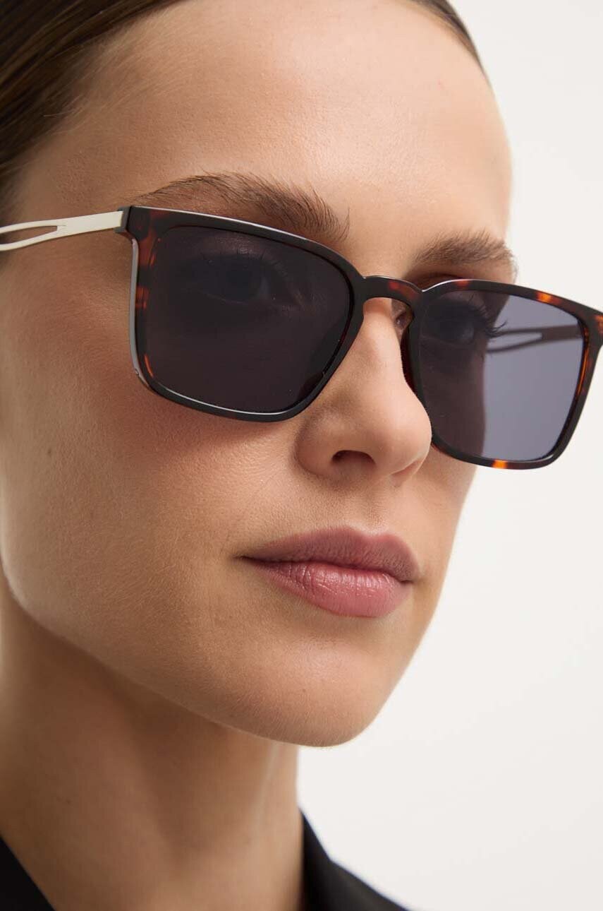 Answear Lab ochelari de soare femei, culoarea bordo