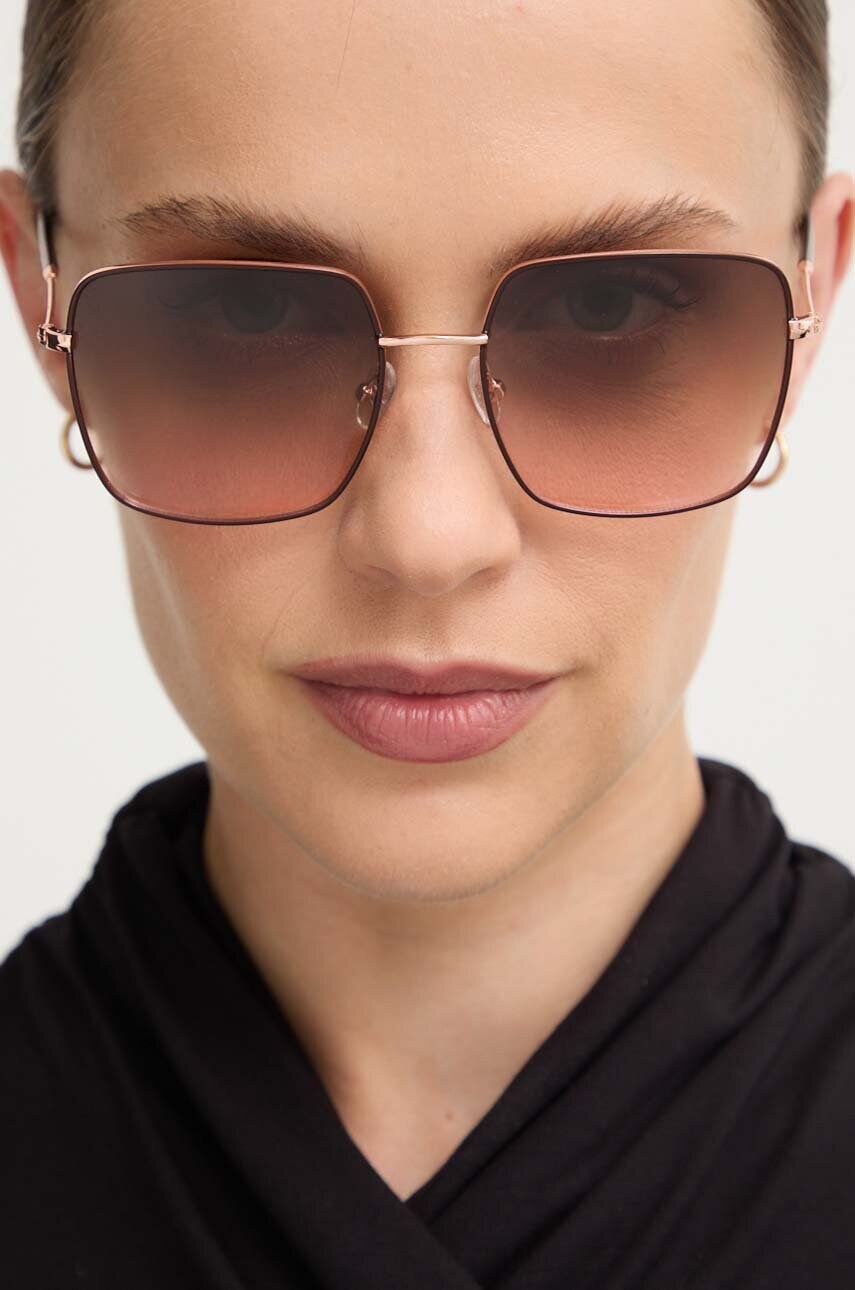 Answear Lab ochelari de soare femei, culoarea maro