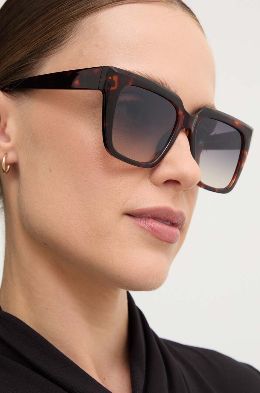 Answear Lab ochelari de soare femei, culoarea maro