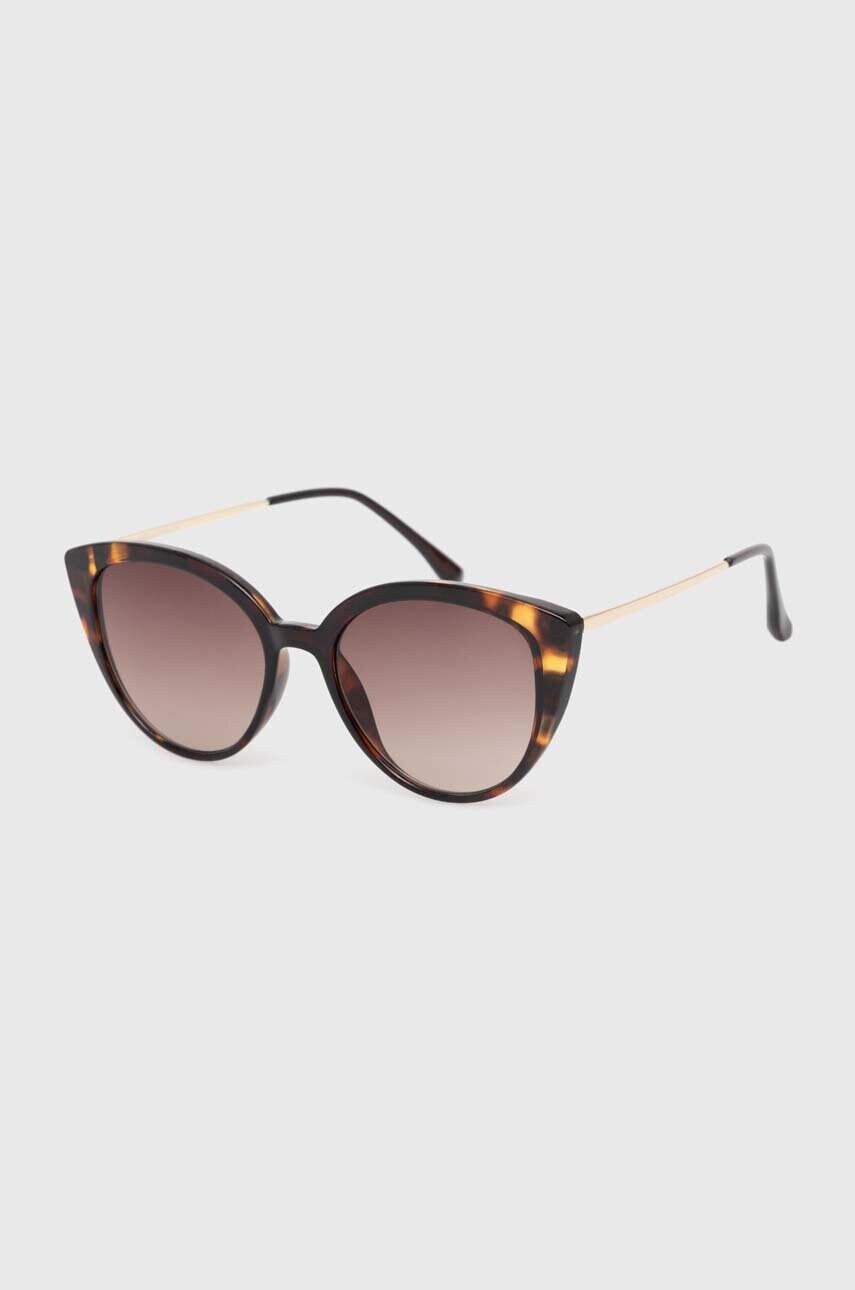 Answear Lab ochelari de soare femei, culoarea maro