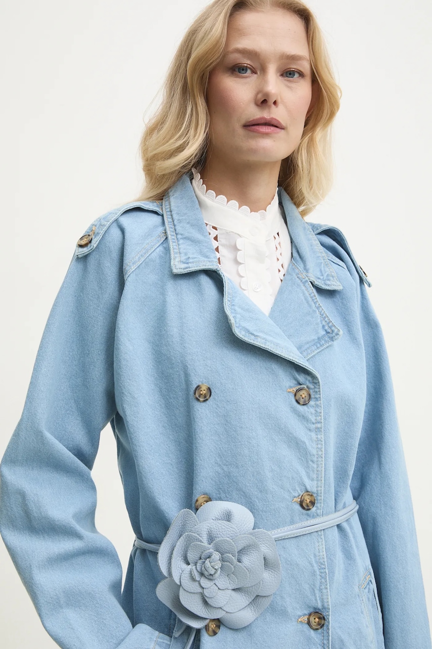 Answear Lab curea de piele femei, culoarea negru