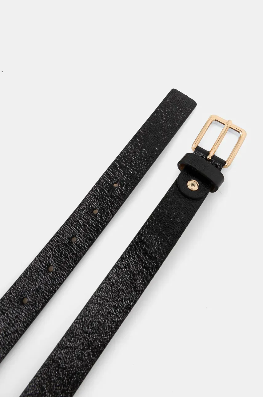 Кожаный ремень Answear.LAB женский цвет чёрный Кожаный ремень Answear.LAB женский цвет чёрный