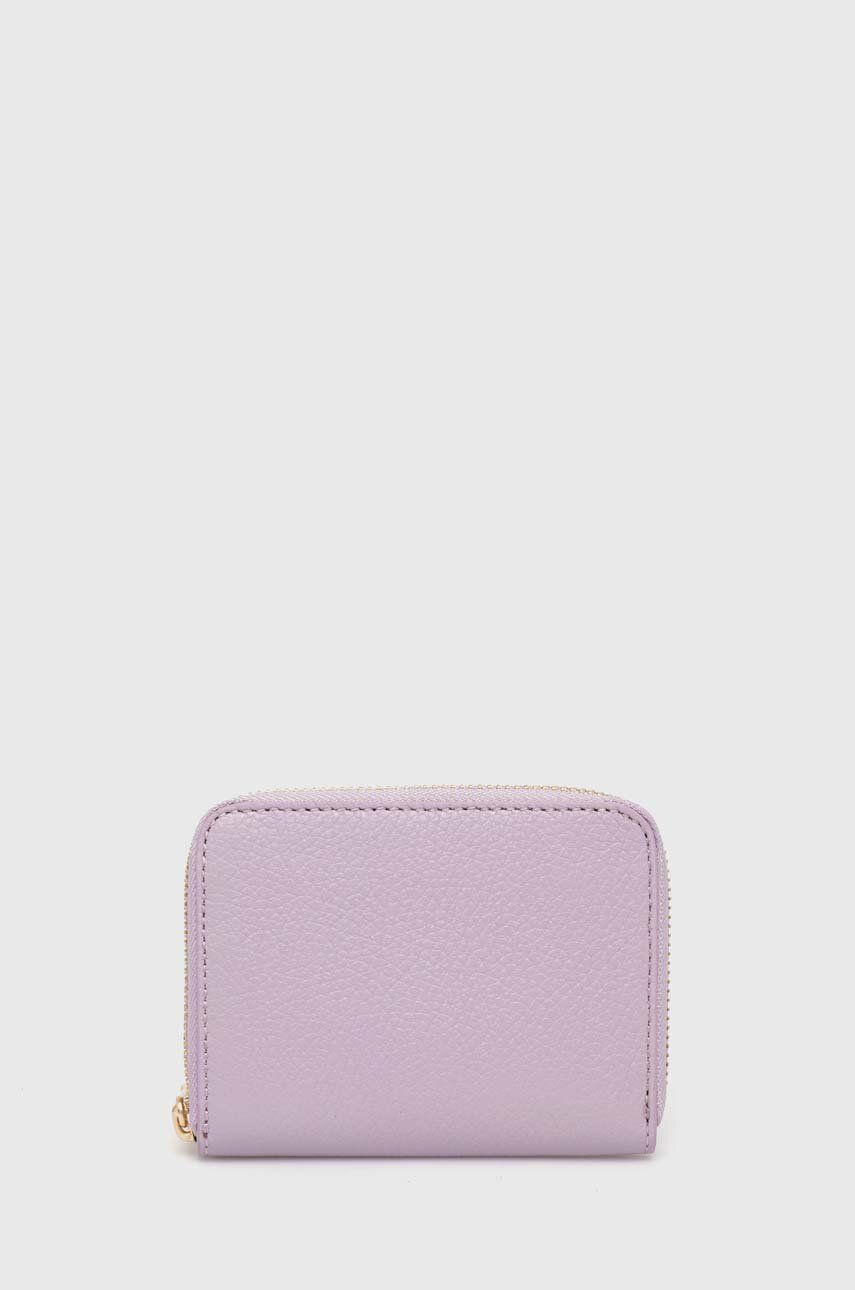 Answear Lab portofel de piele femei, culoarea violet