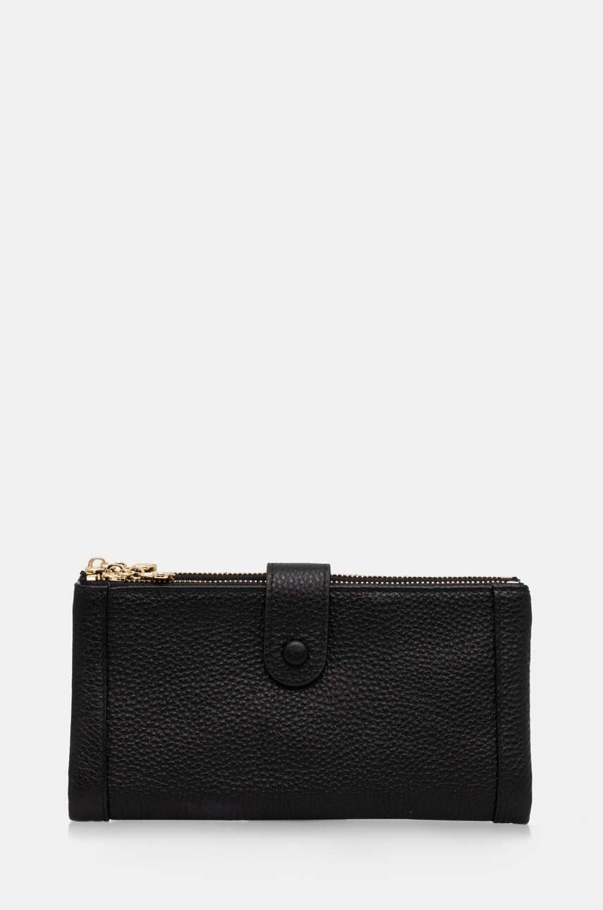 

Кожен портфейл Answear Lab дамски в черно, Черен