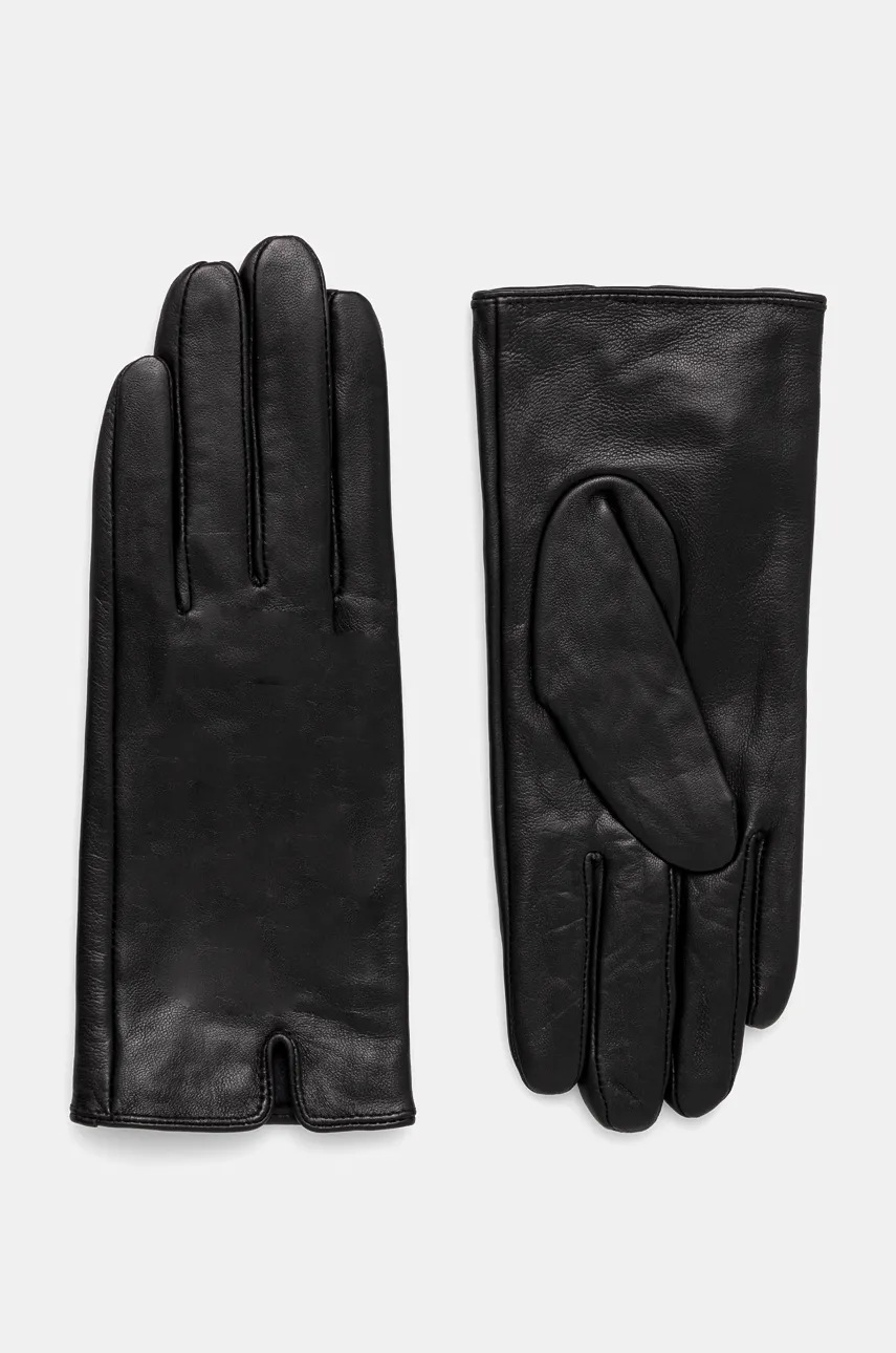 

Кожени ръкавици Answear Lab в черно, Черен