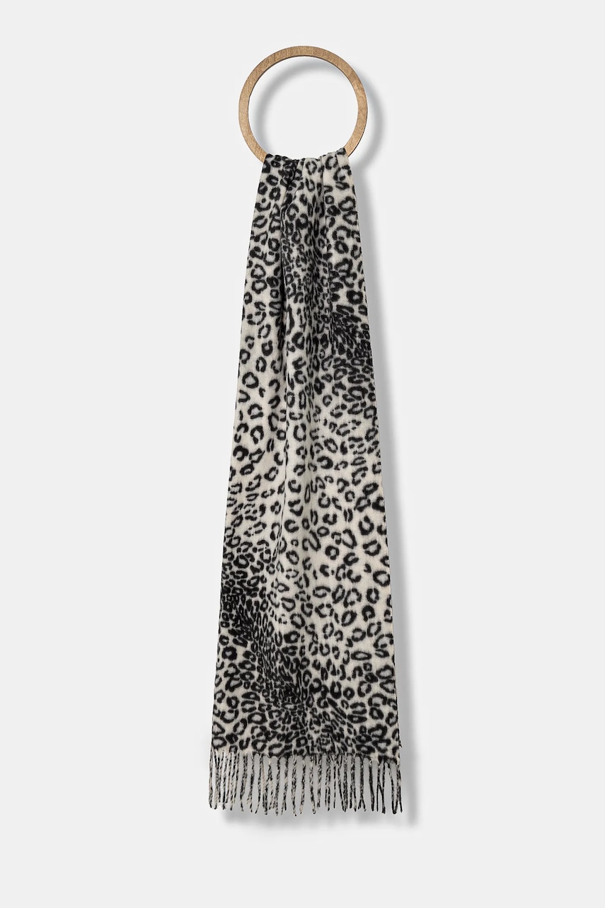 Answear Lab fular femei, culoarea bej, modelator Answear Lab fular femei, culoarea bej, modelator