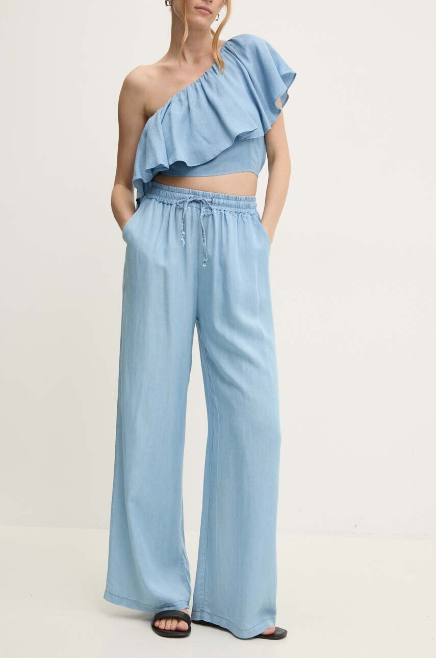 Answear Lab pantaloni femei, drept, high waist