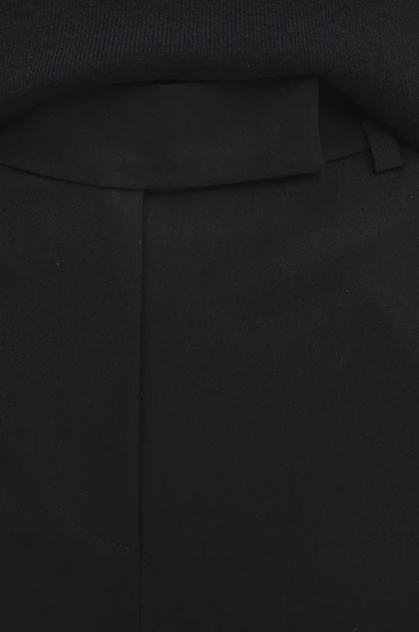 Штани Answear Lab жіночі колір чорний облягаюче висока посадка 