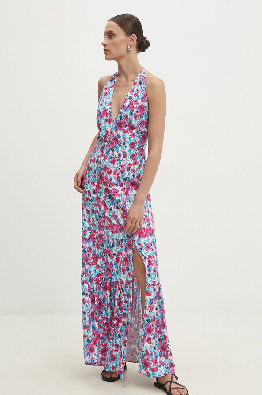 Answear Lab rochie culoarea roz, maxi, evazati