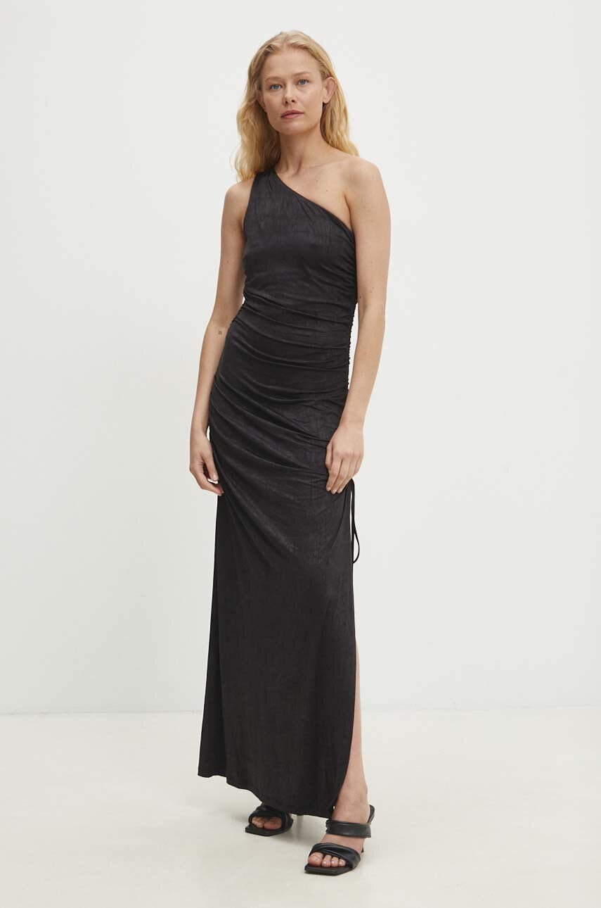 Answear Lab rochie culoarea negru, maxi, mulata