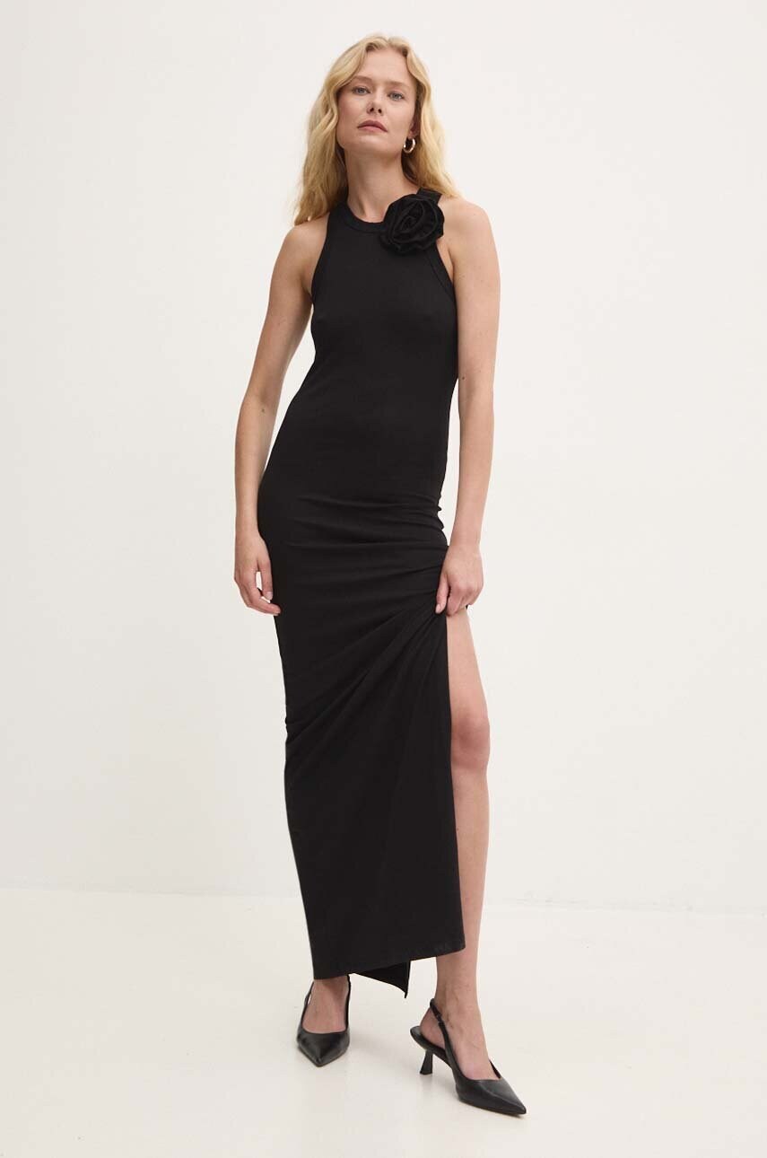 Answear Lab rochie culoarea negru, maxi, mulată